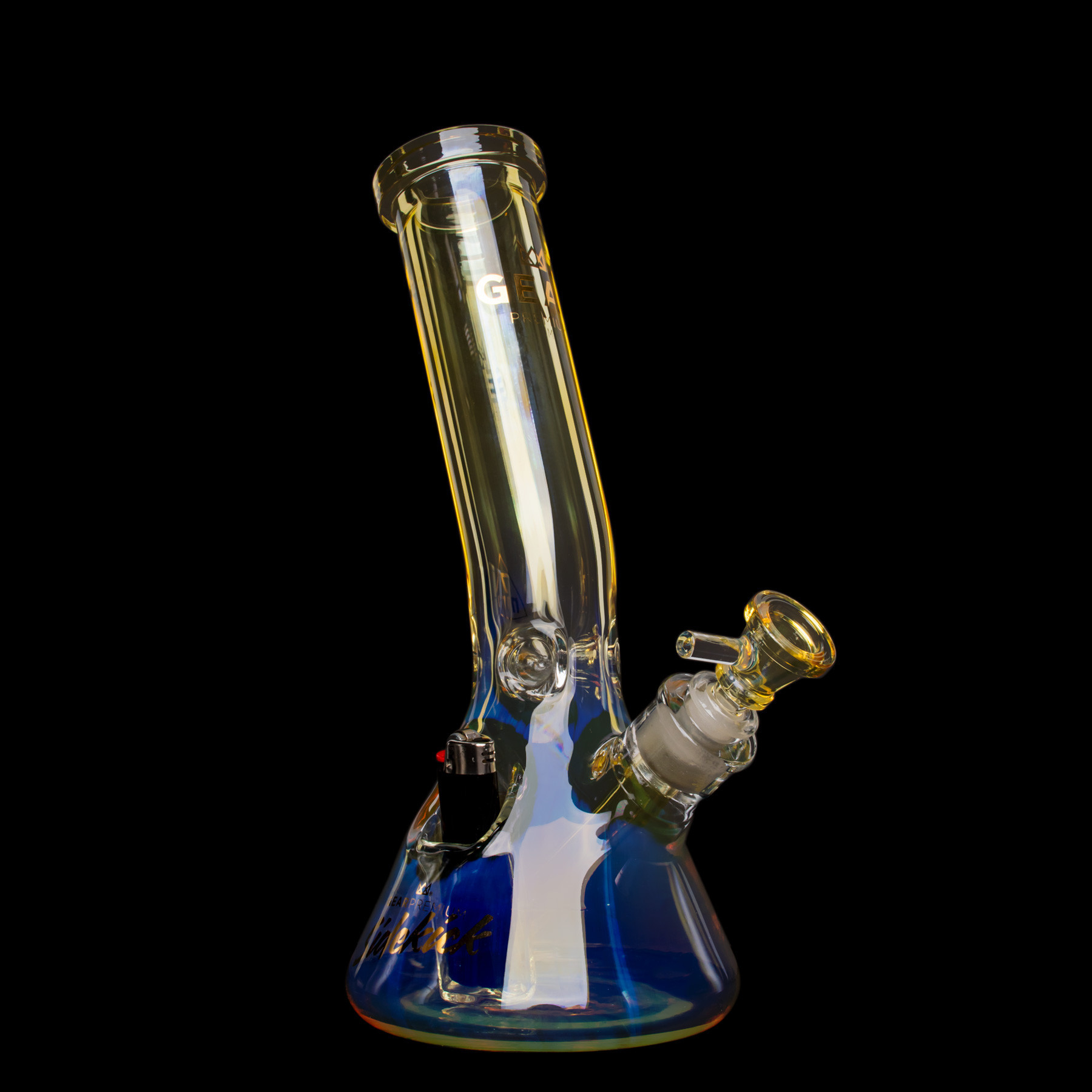 12" 7mm Thick Sidekick Laid Back Beaker Base Water Pipe