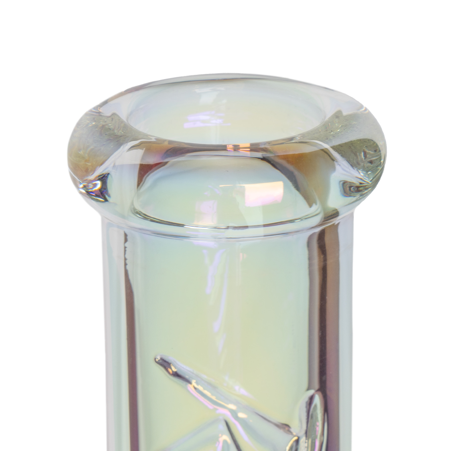 14" 7mm Thick Metallic Terminator Finish Revolution Bell Base Water Pipe