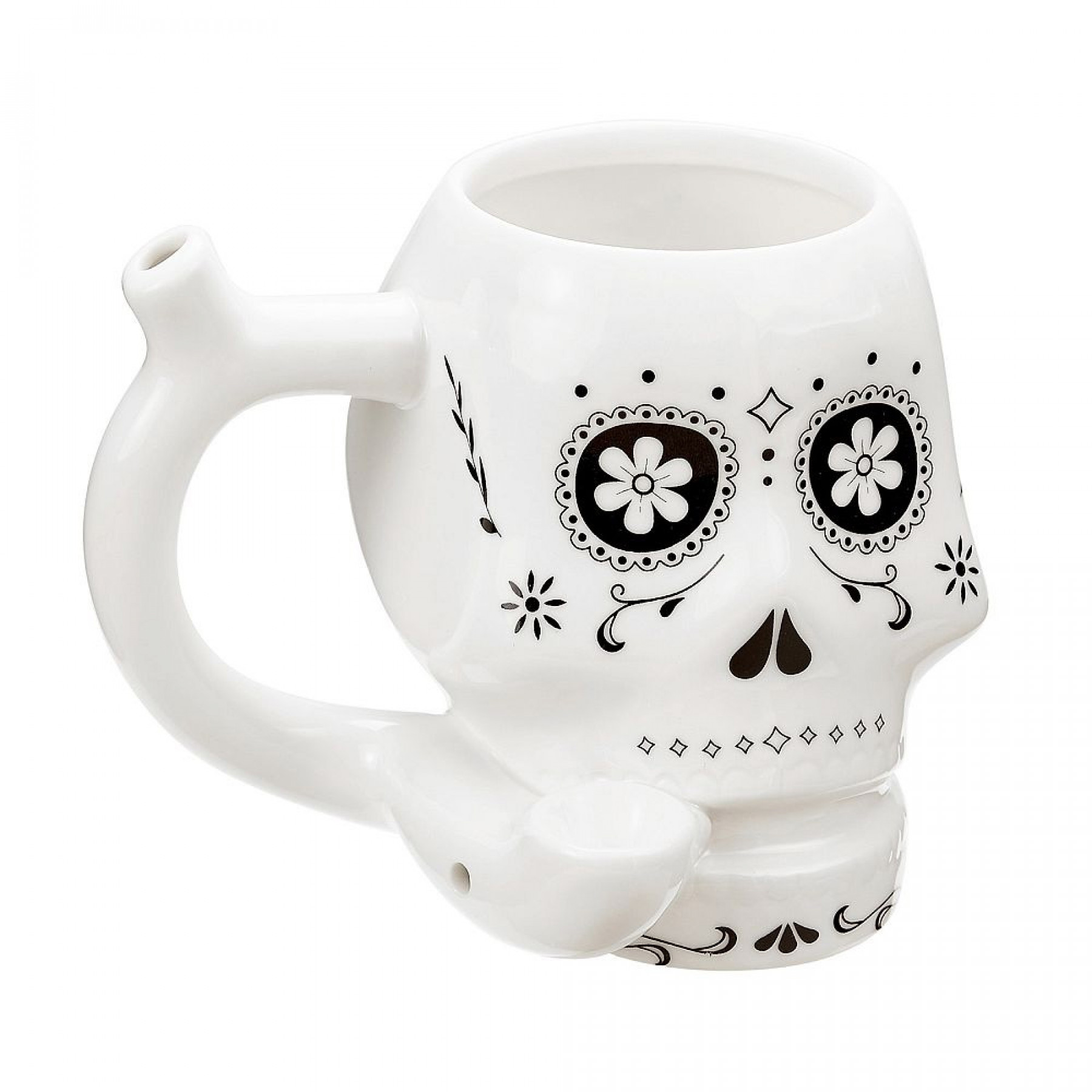 Sugar Skull Mug Pipe