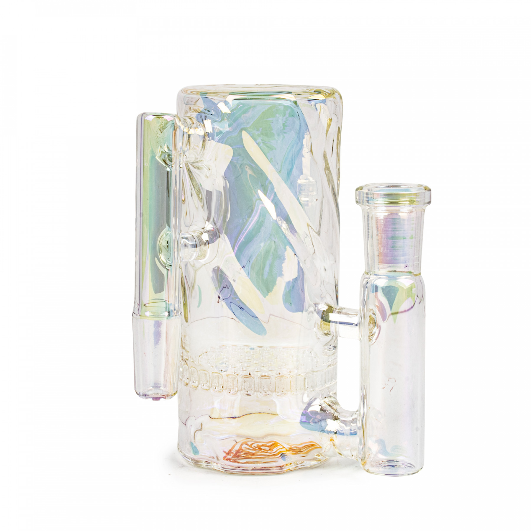 14mm 90 Degree Metallic Terminator Finish Twist Tube Ash Catcher