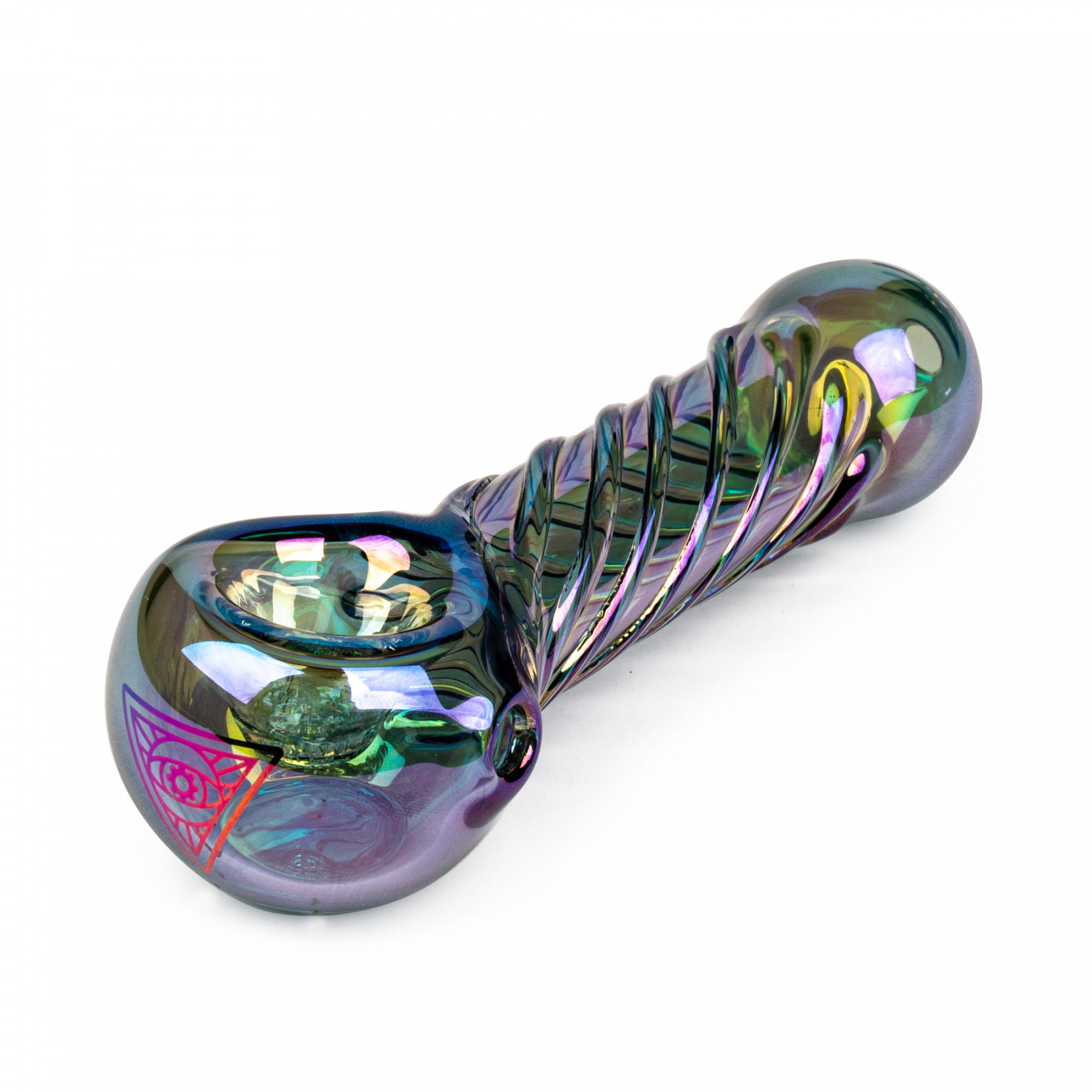 4" Metallic Terminator Finish Twister Hand Pipe