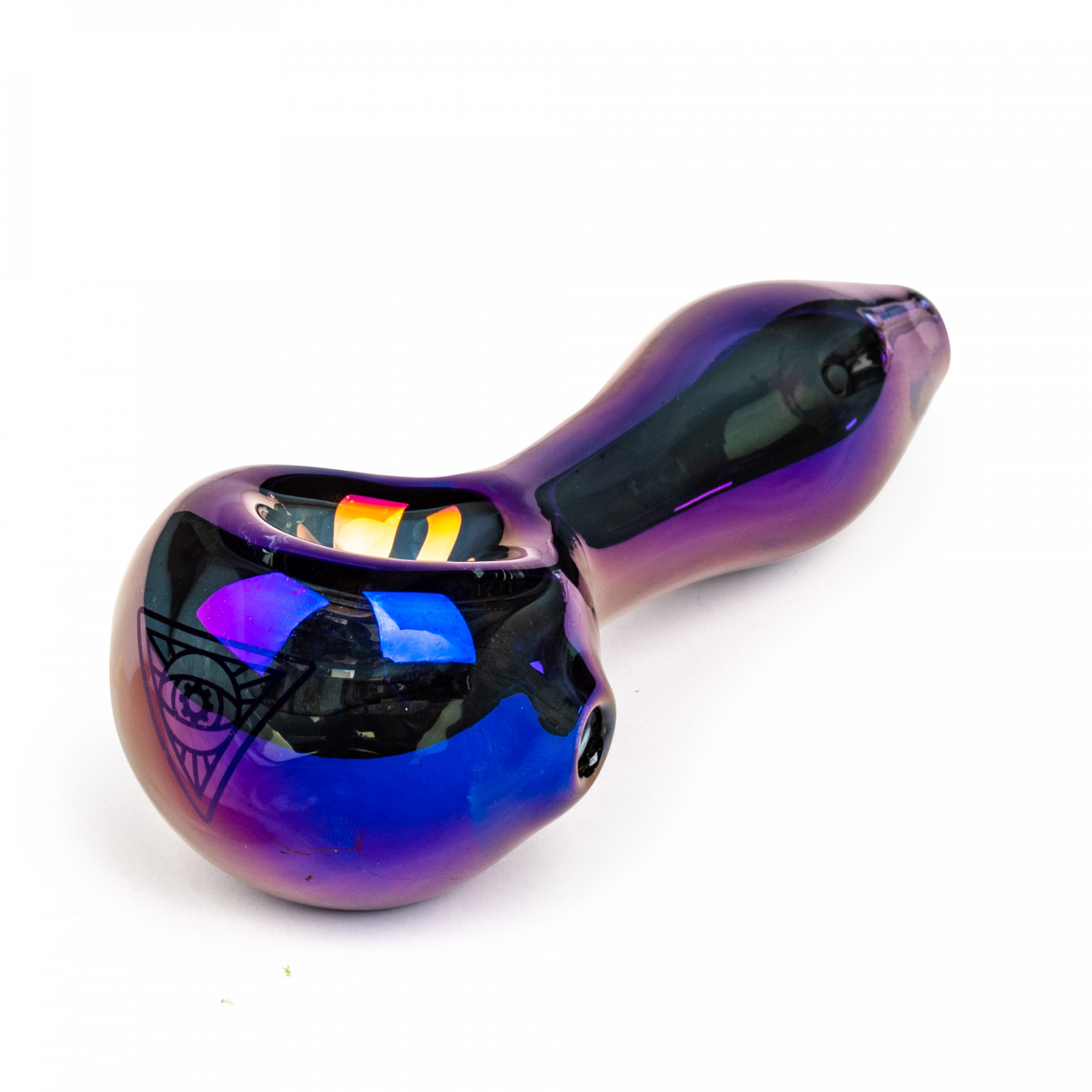 4" Metallic Terminator Finish Spoon Hand Pipe
