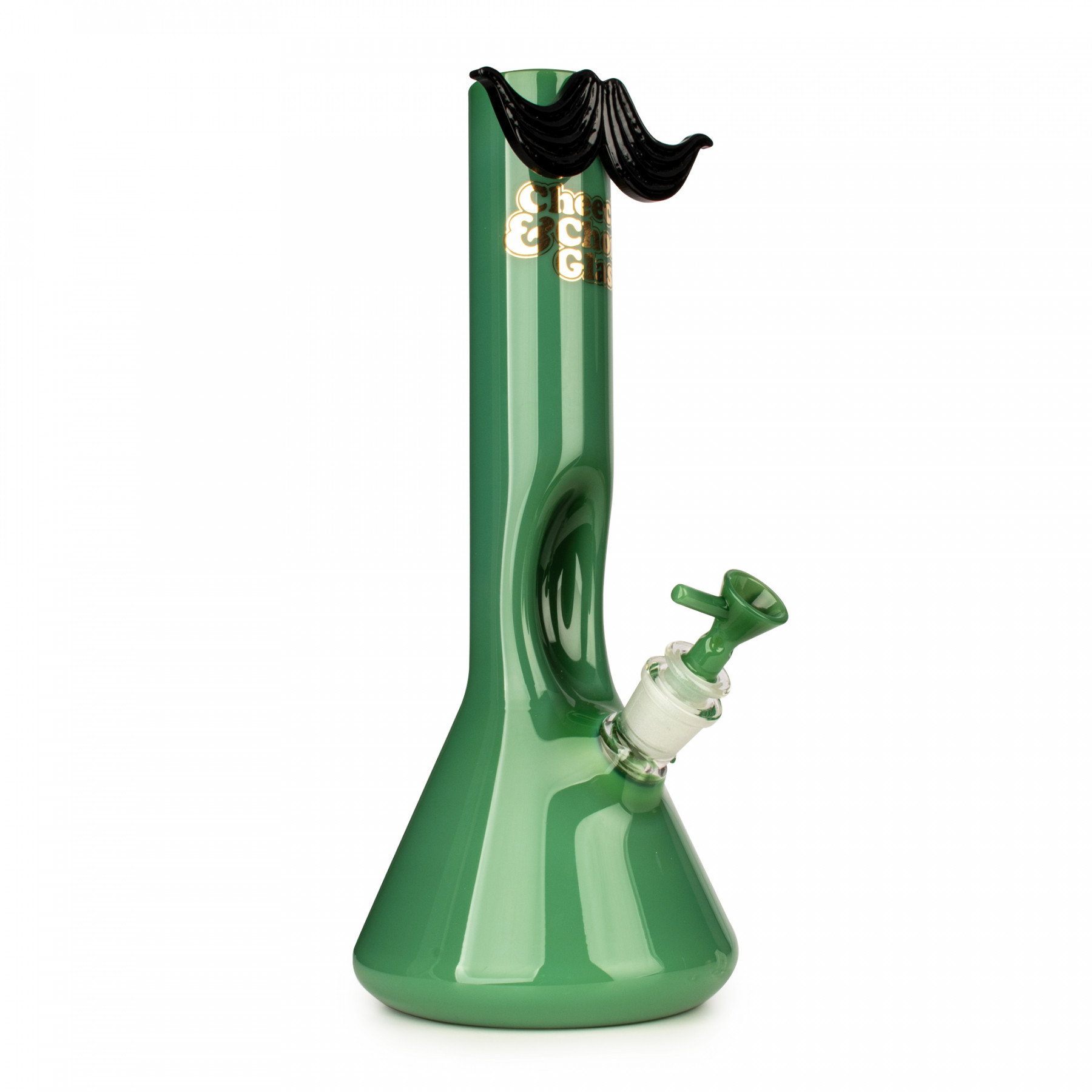 12" Moustache Ride Beaker Base Water Pipe