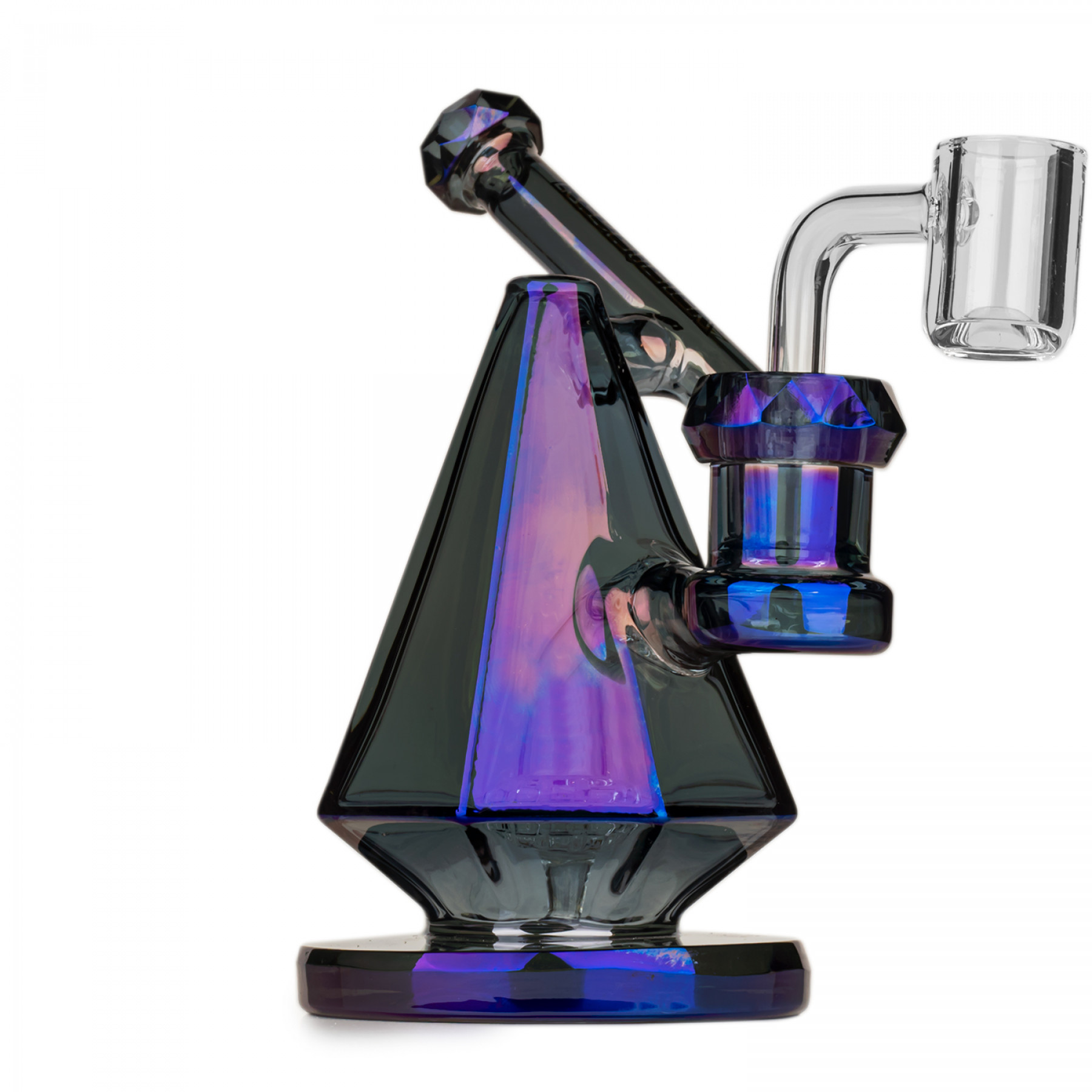 5" Metallic Terminator Finish Pyxis Pyramid Concentrate Rig