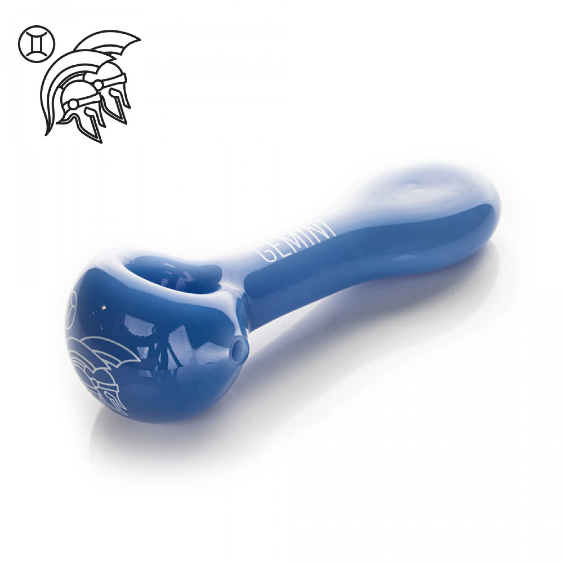 4.5" Zodiac Spoon Hand Pipe