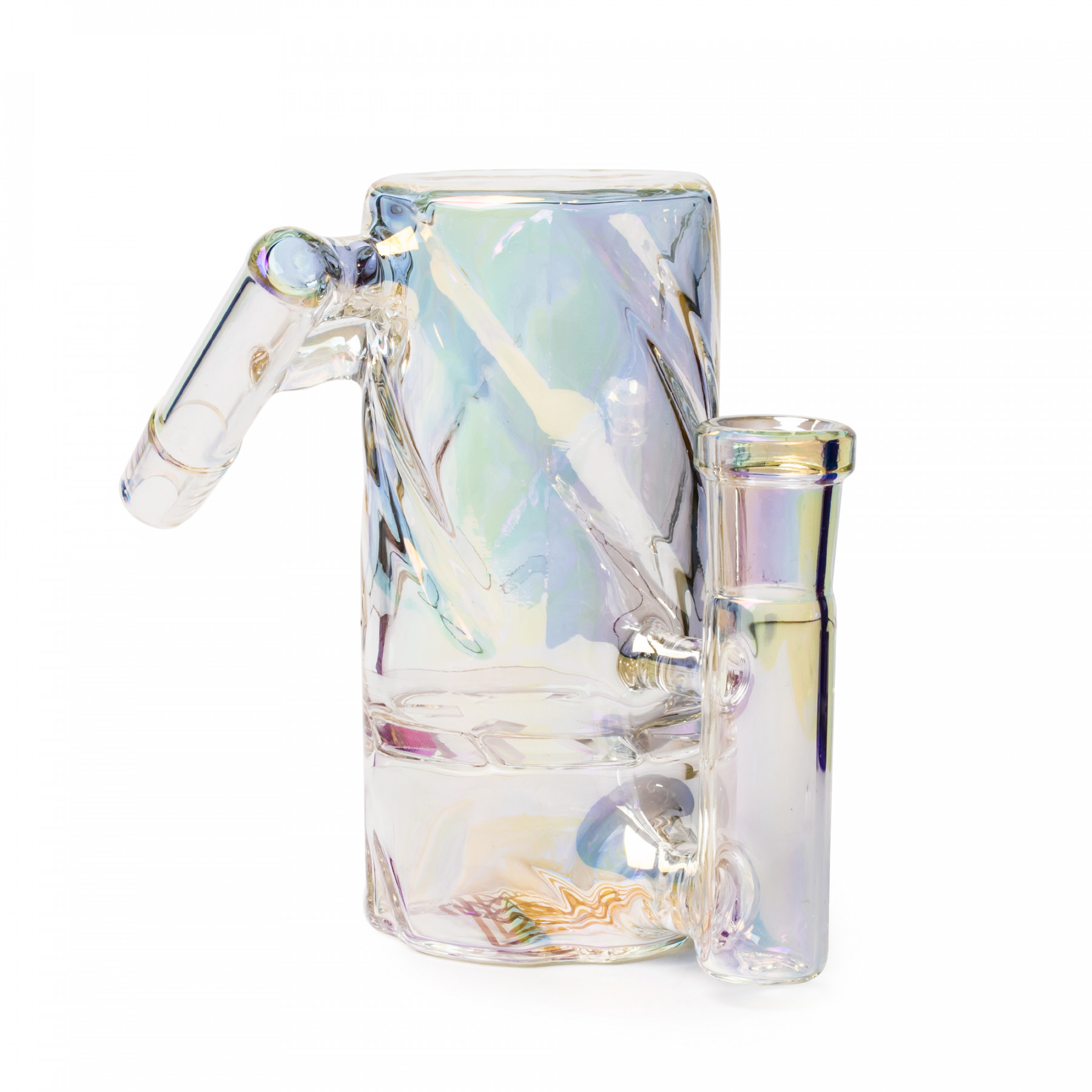 14mm 45 Degree Metallic Terminator Finish Twist Tube Ash Catcher