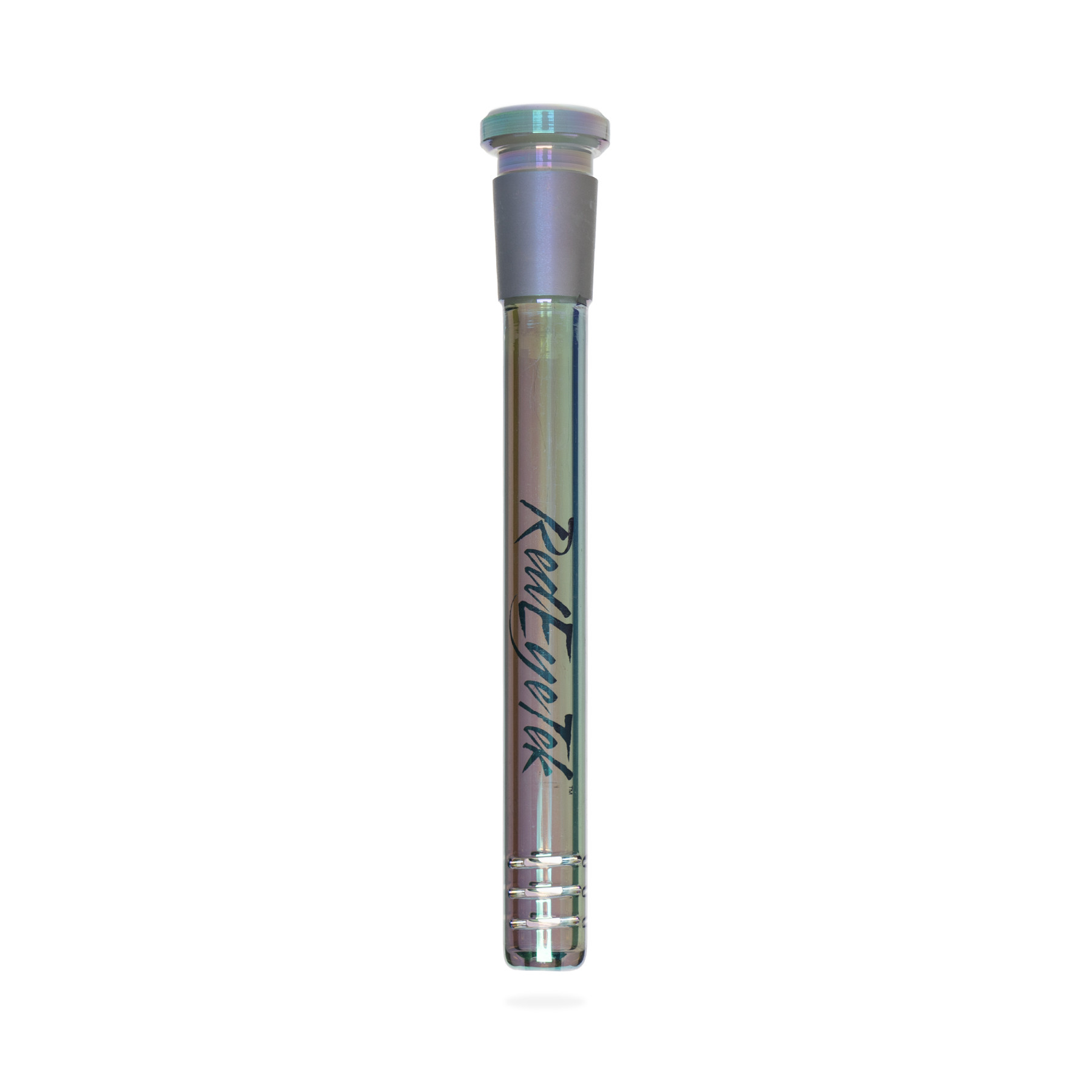19" 7mm Thick Metallic Terminator Finish Revolution Dual Chamber Bell Base Water Pipe