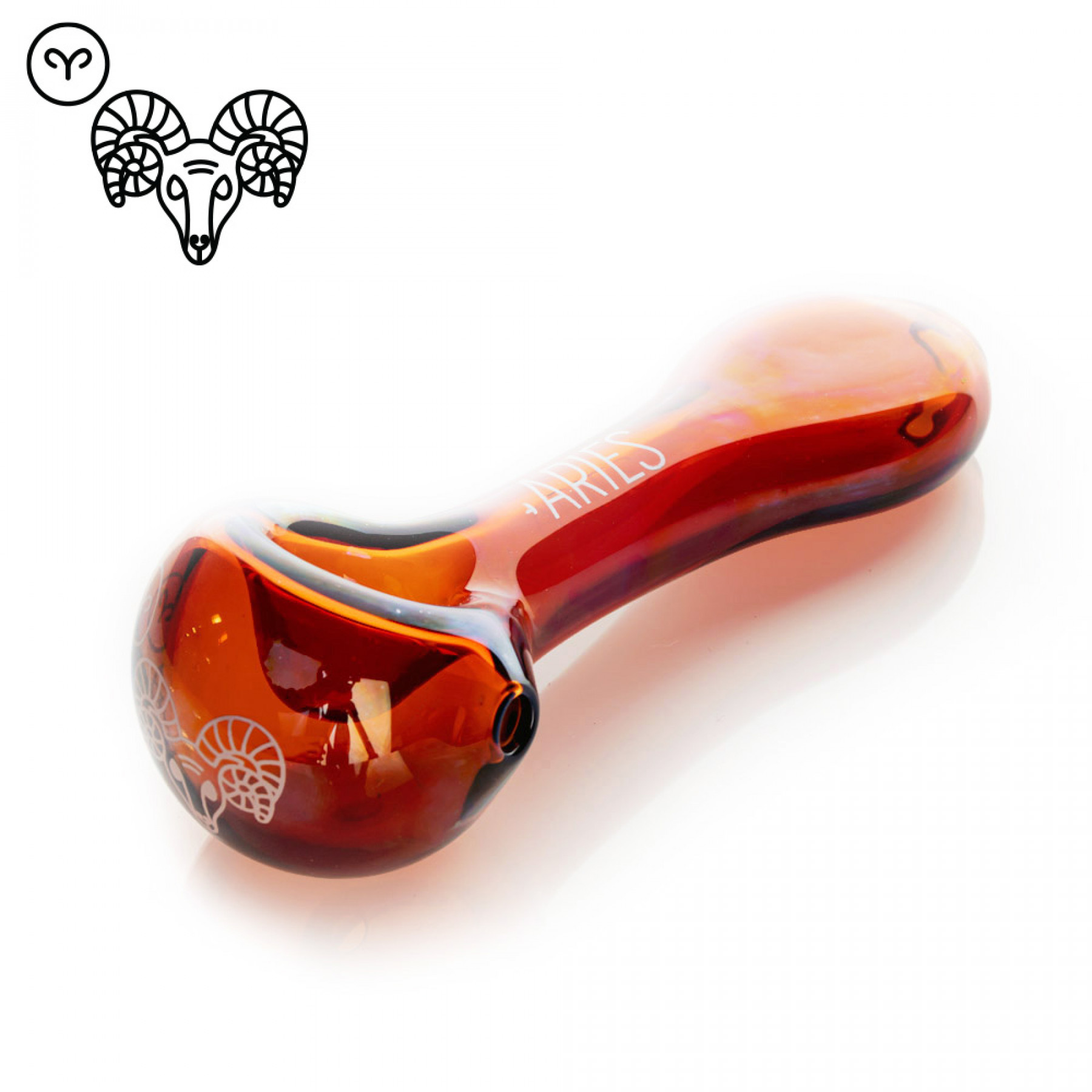 4.5" Zodiac Spoon Hand Pipe