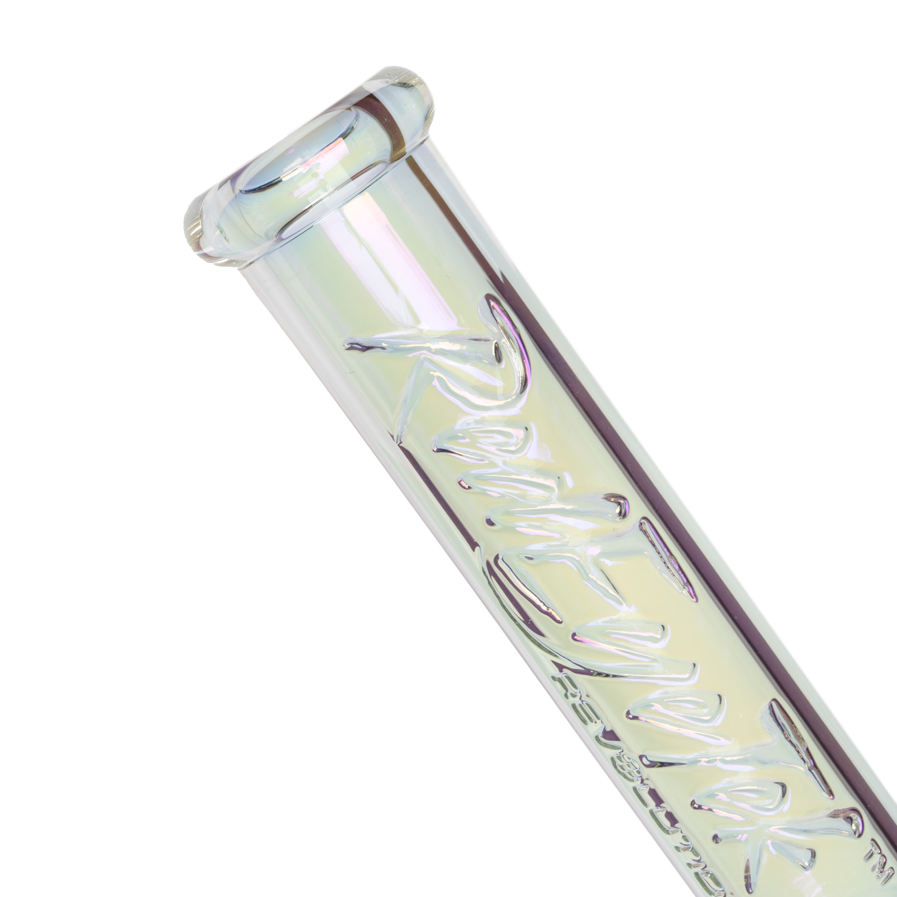 17" 7mm Thick Metallic Terminator Finish Revolution Canteen Base Water Pipe