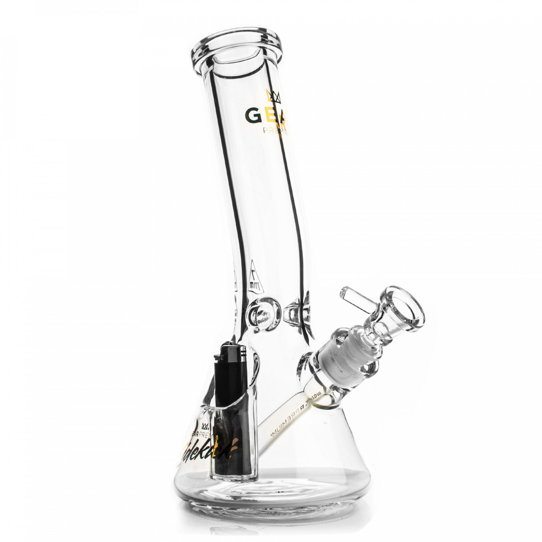 12" 7mm Thick Sidekick Laid Back Beaker Base Water Pipe