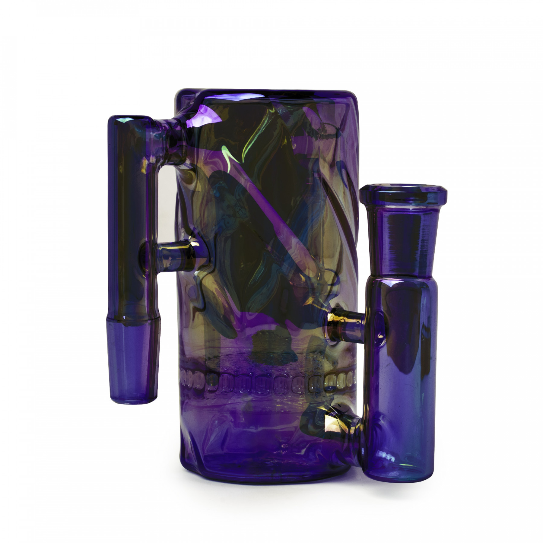 14mm 90 Degree Metallic Terminator Finish Twist Tube Ash Catcher