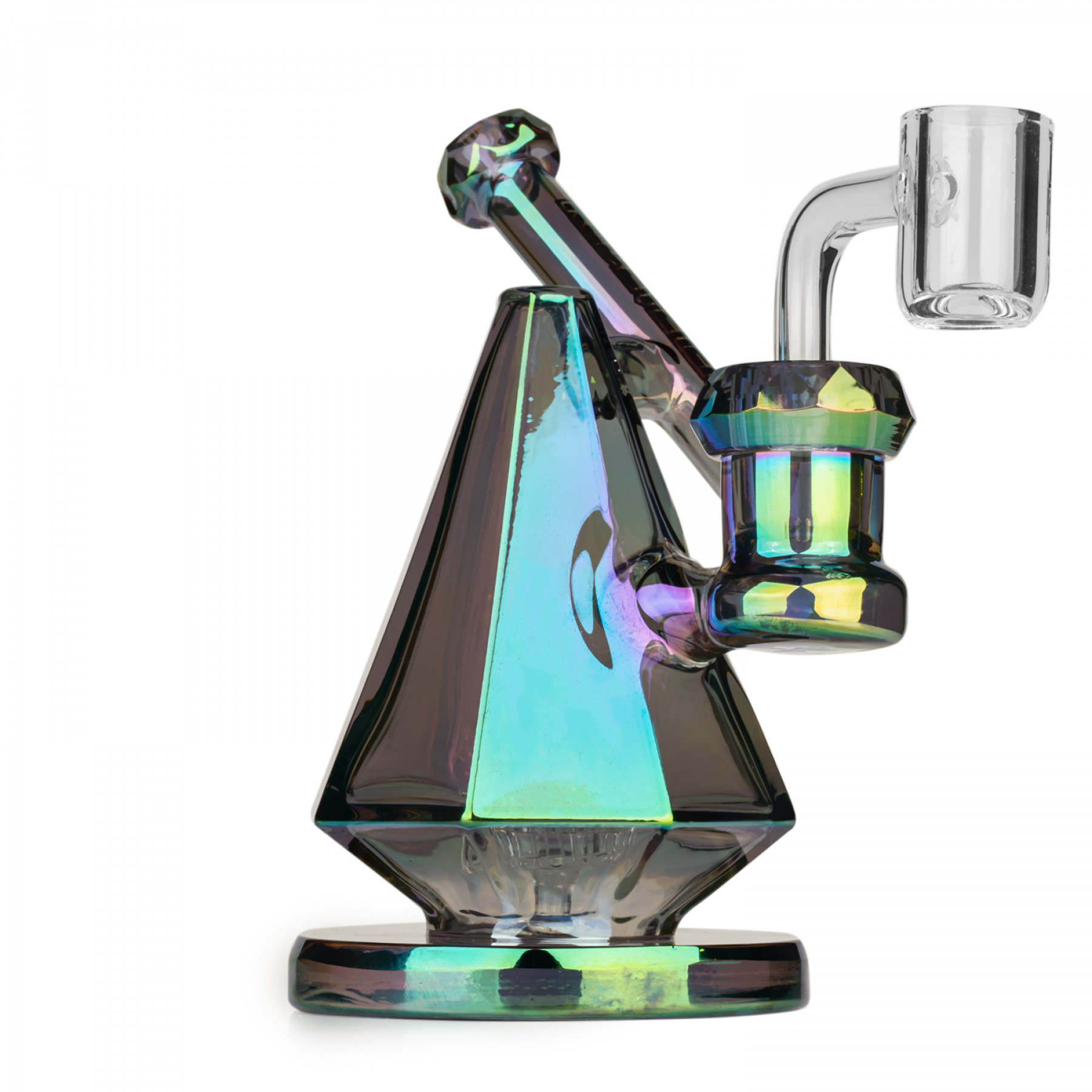 5" Metallic Terminator Finish Pyxis Pyramid Concentrate Rig