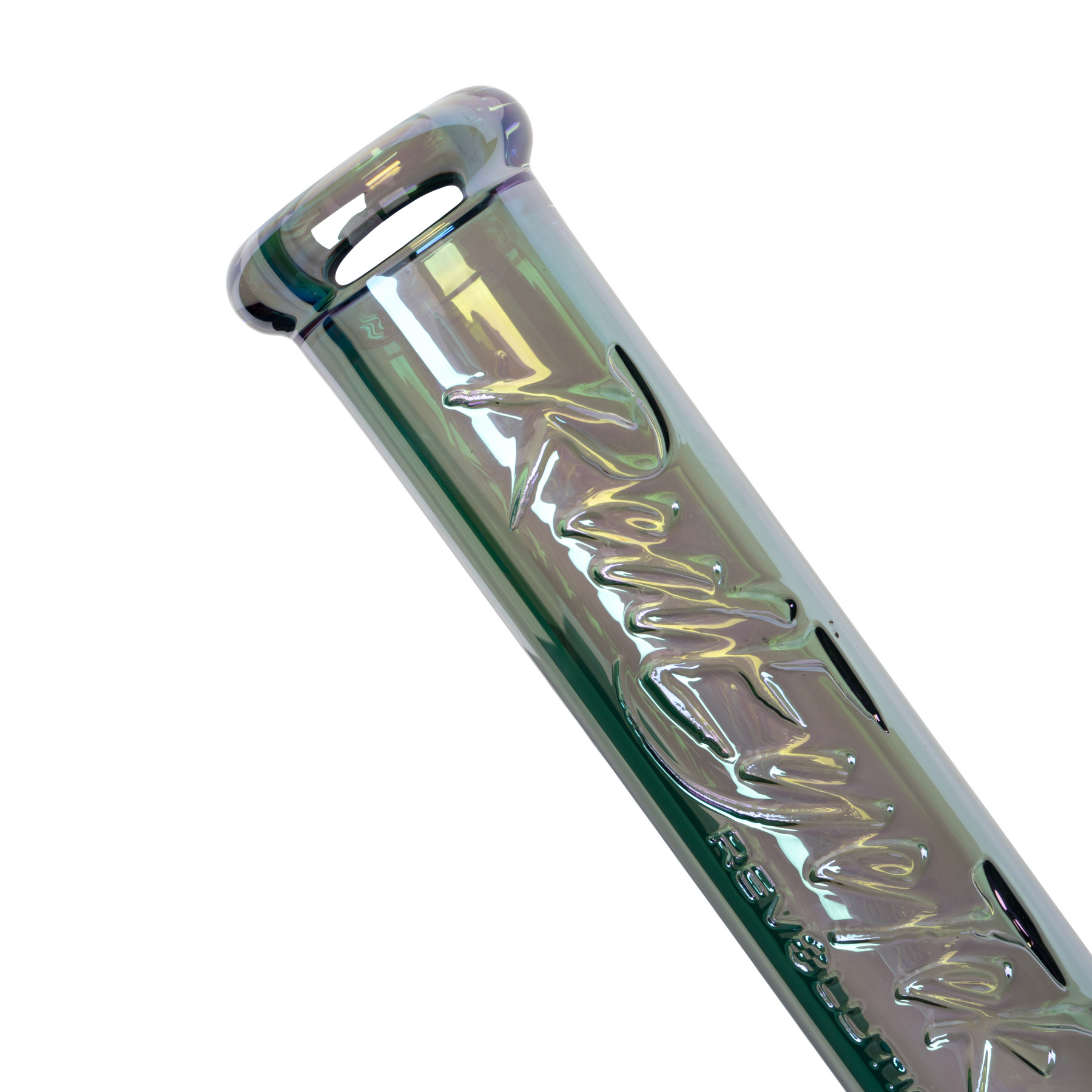 17" 7mm Thick Metallic Terminator Finish Revolution Canteen Base Water Pipe