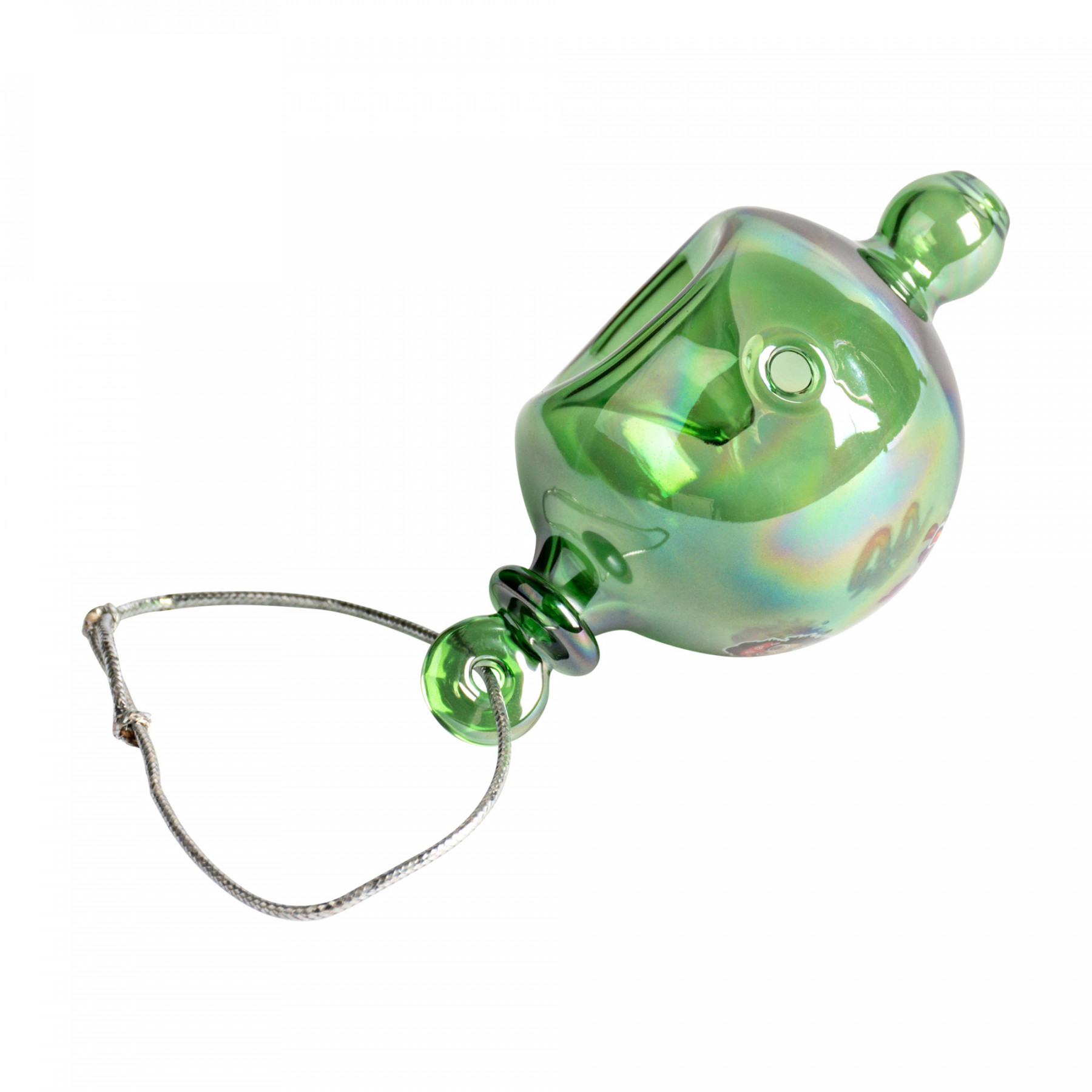 4" Holiday Bulb Ornament Hand Pipe