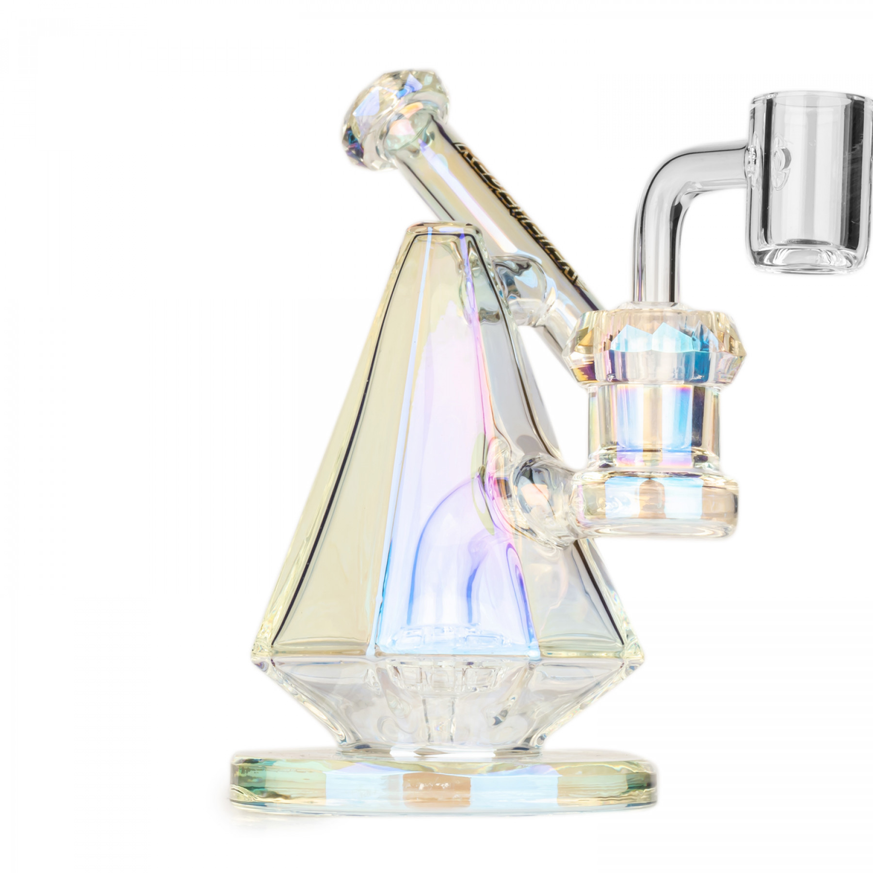 5" Metallic Terminator Finish Pyxis Pyramid Concentrate Rig