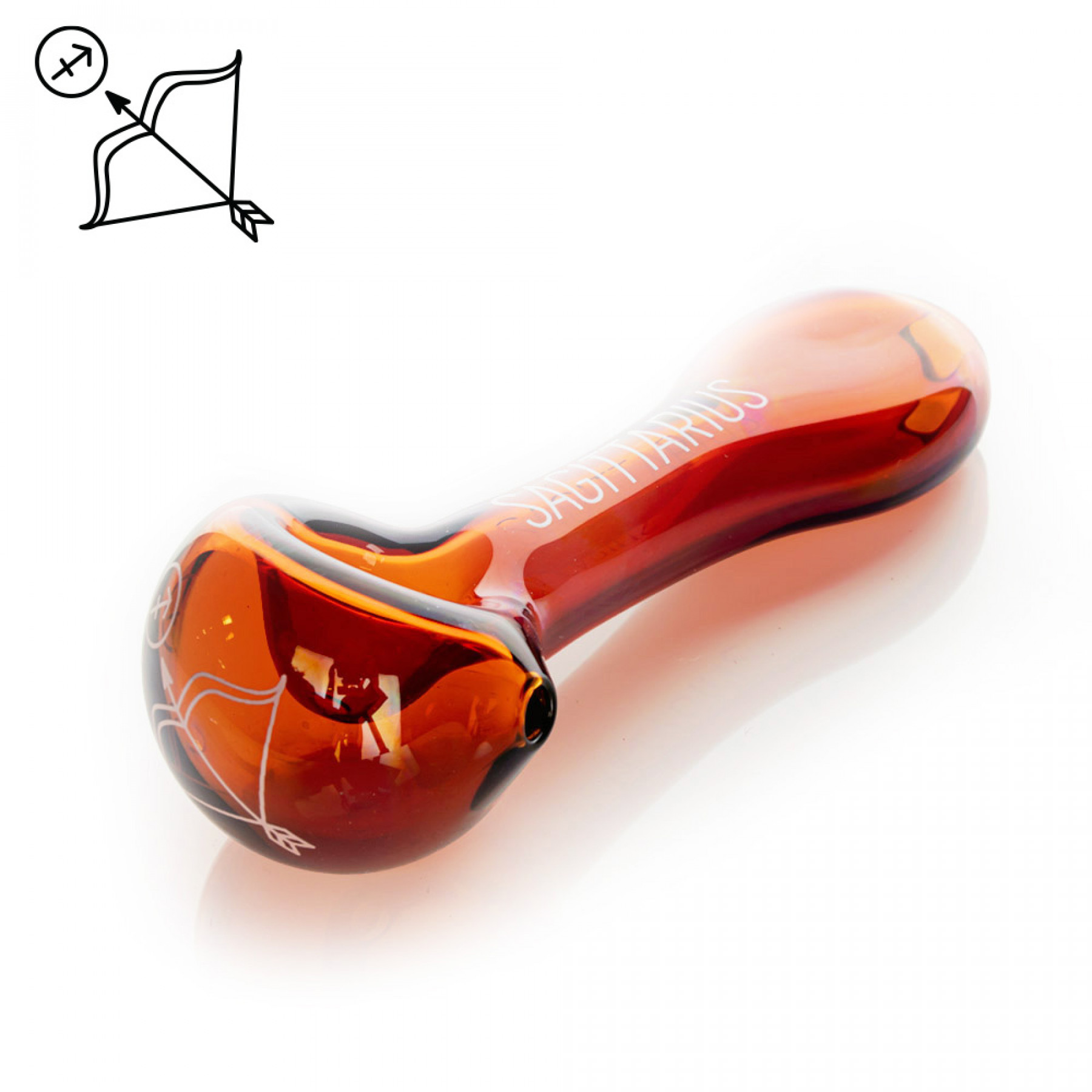4.5" Zodiac Spoon Hand Pipe