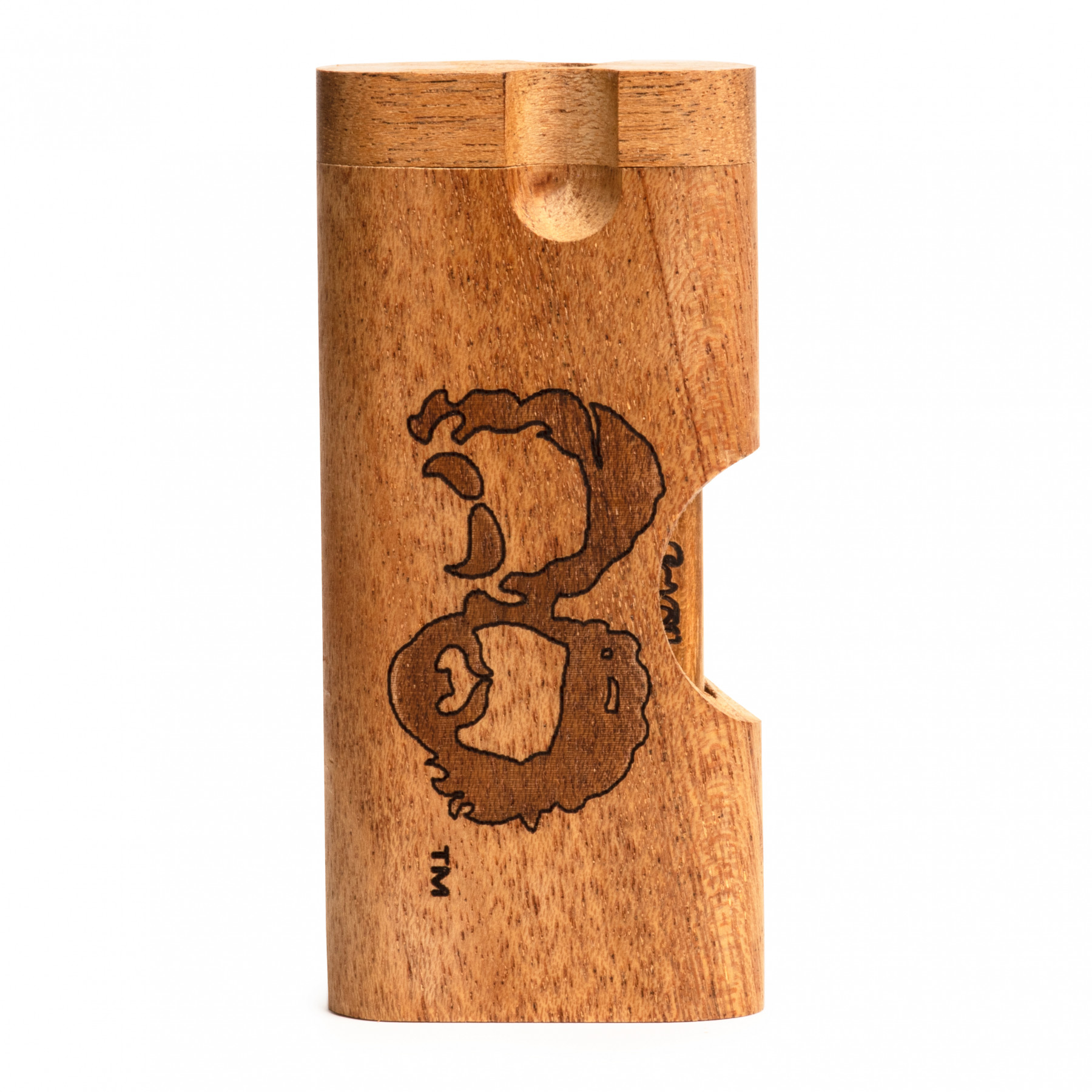Cheech & Chong® Glass Locking Twist Dugout (Assorted Wood Grains)
