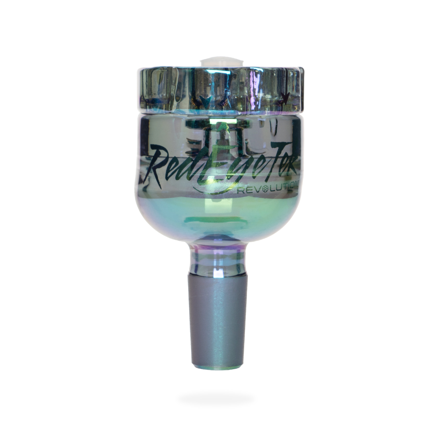 17" 7mm Thick Metallic Terminator Finish Revolution Canteen Base Water Pipe