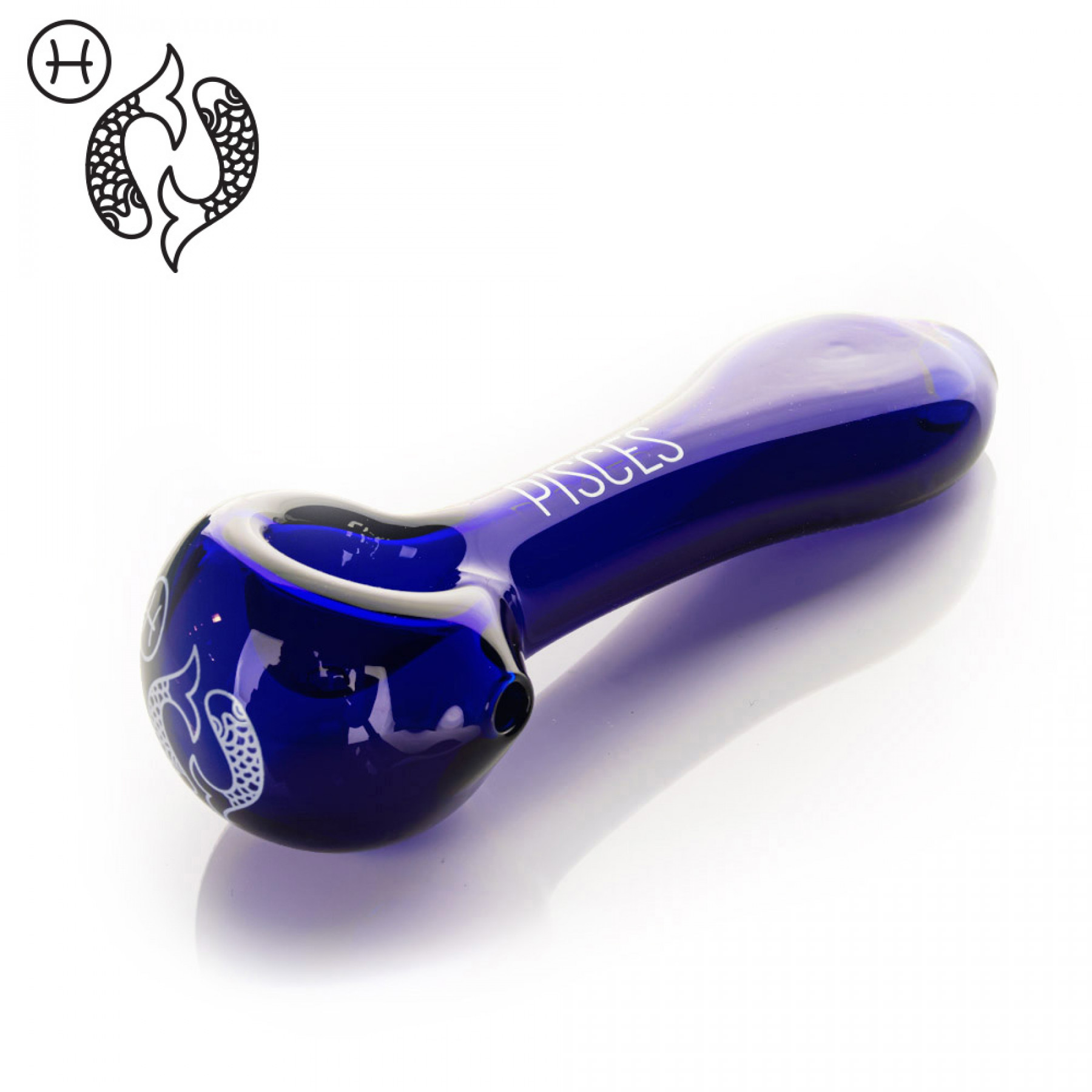 4.5" Zodiac Spoon Hand Pipe