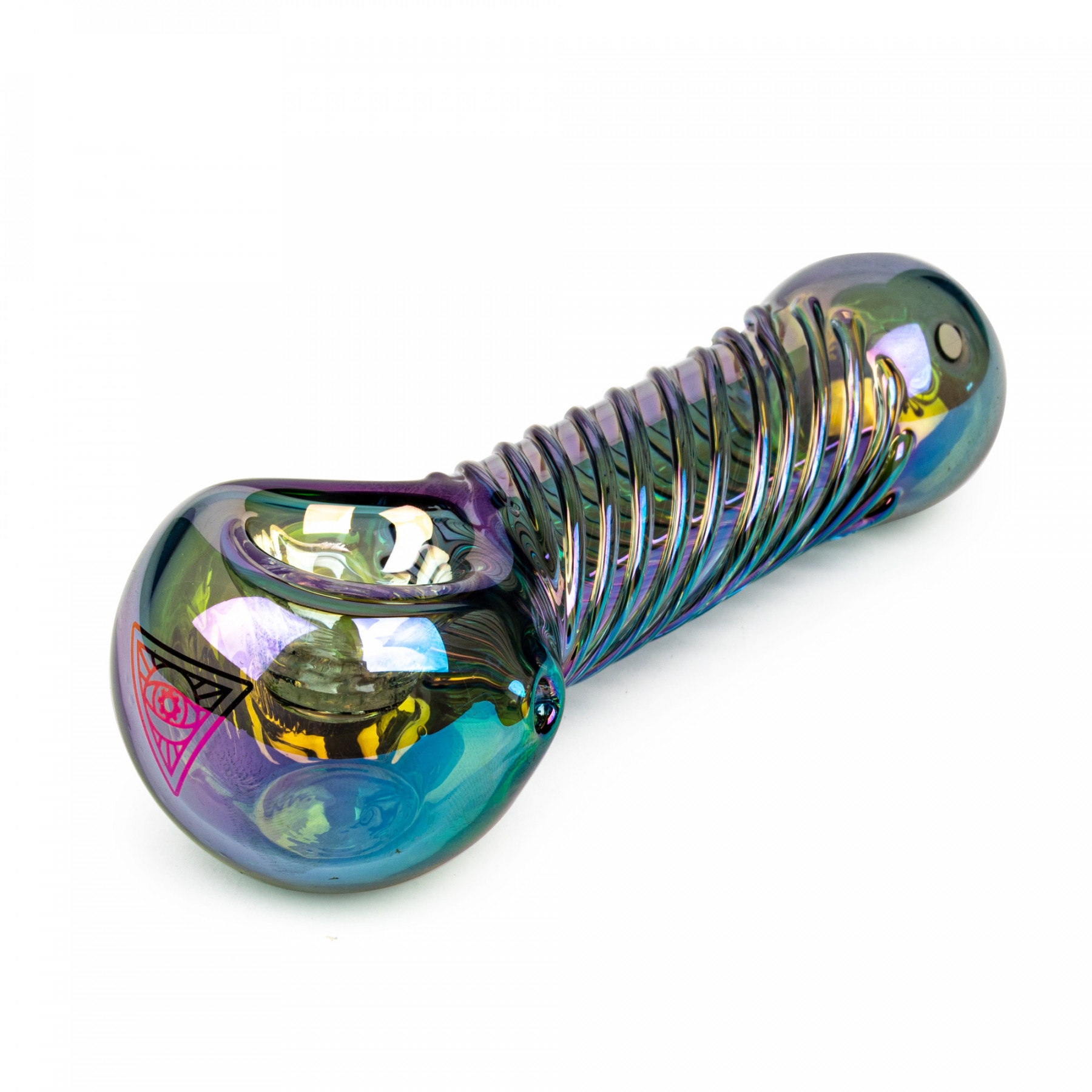 4.5" Metallic Terminator Finish Big Twister Hand Pipe