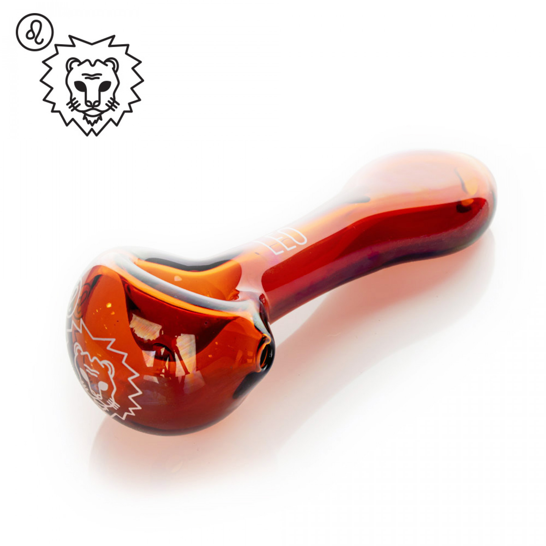 4.5" Zodiac Spoon Hand Pipe