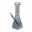 10" Metallic Terminator Finish Hex Base Beaker Tube