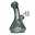 8" Metallic Terminator Finish Carina Lean Back Beaker Base Concentrate Rig